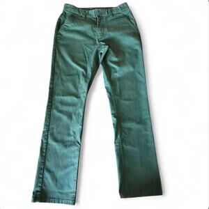 Brixton Men's Size 32x32 Dark Green Straight Leg Classic Utility Chino Pants